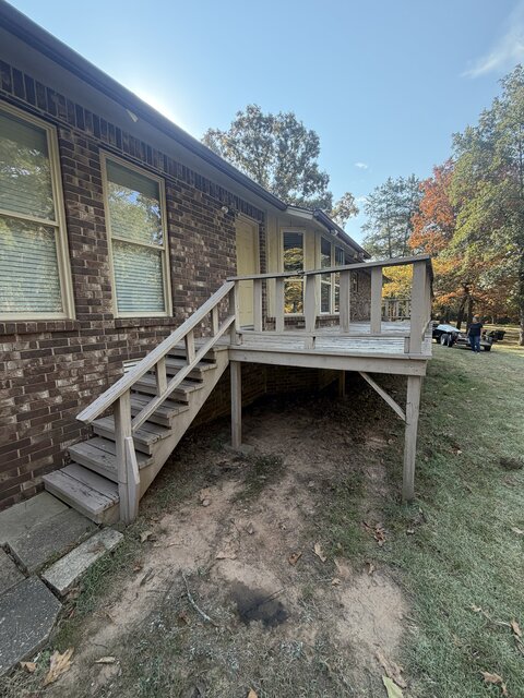 Large deck before demolition